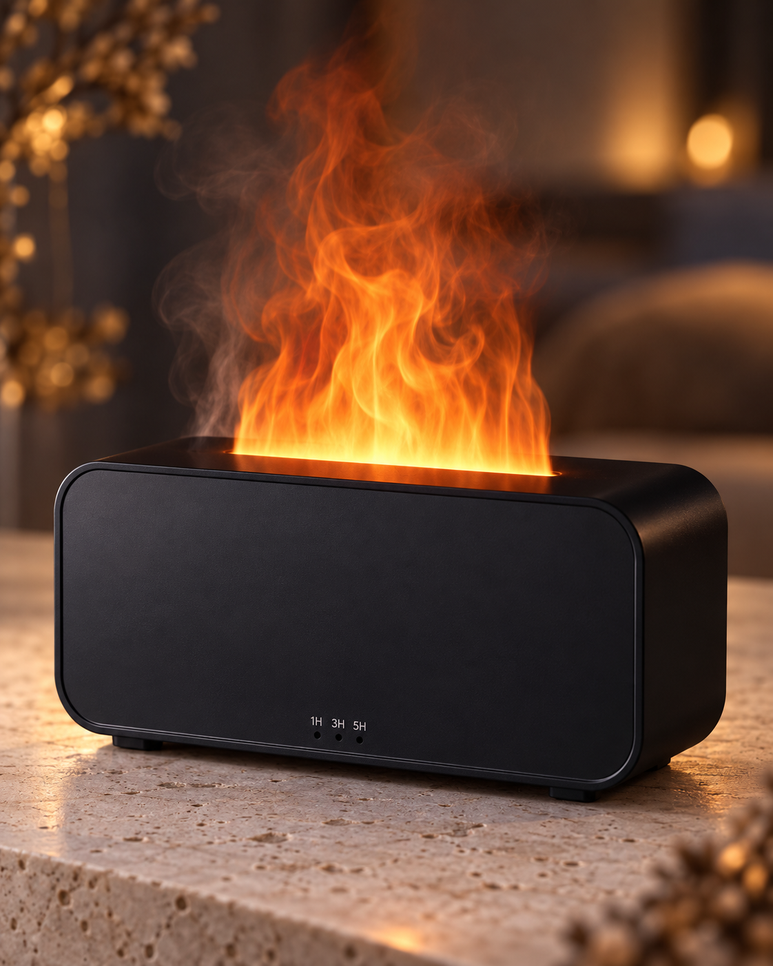 Flammero Aromadiffuser med flammeeffekt – USB 120 ml